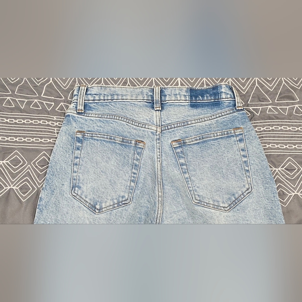 Abercrombie Ultra High Rise 90s Straight Leg Jeans Size 4/27Long - Picture 4 of 7